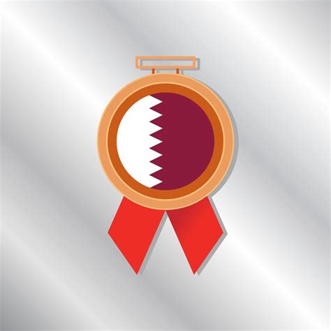 Illustration Of Qatar Flag Template 13258297 Vector Art At Vecteezy