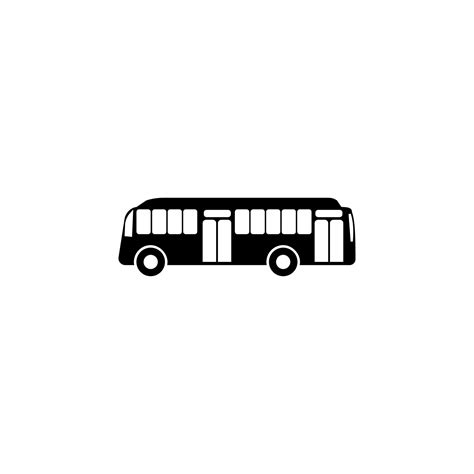 silhouette bus vector icon illustration 23249303 Vector Art at Vecteezy