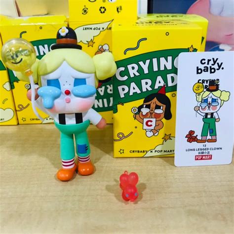 POPMART Cry Baby Crying Parade 12 Long Legged Clown Shopee Thailand