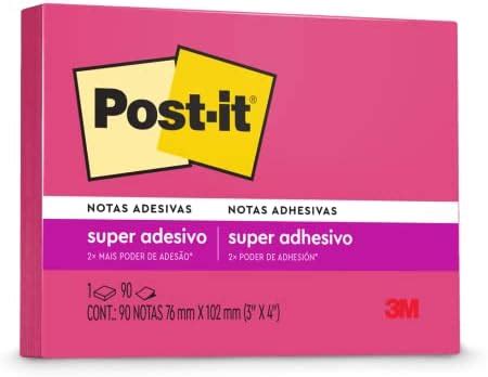 Post It M Bloco De Notas Super Adesivas Menta Mm X Mm