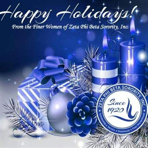 Happy Holidays Phi Beta Sigma Zeta Phi Beta Zeta