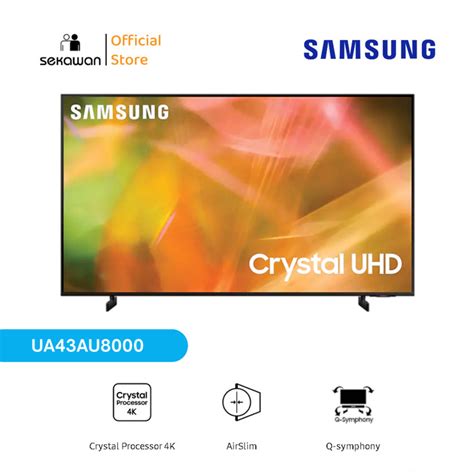 Jual LED SAMSUNG SMART TV Cristal UHD UA43AU8000 43 Inch 43UA8000