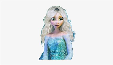 Elsa Hair Down - Frozen Elsa Hair Down Transparent PNG - 327x400 - Free ...