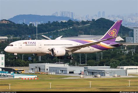 HS TQF Thai Airways Boeing 787 8 Dreamliner Photo By GZ T16 ID