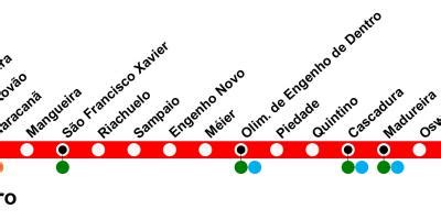 Rio De Janeiro De Trem Mapa Rio De Janeiro Trens Mapas