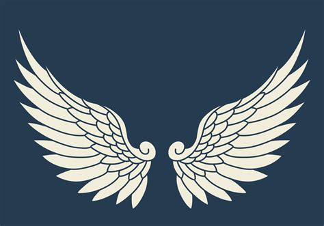 Vector angel wings design 21219292 Vector Art at Vecteezy