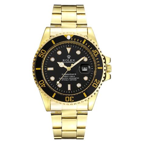 Jual Jam Tangan Pria Analog Rolex Submariner Tahan Air Dengan Tanggal