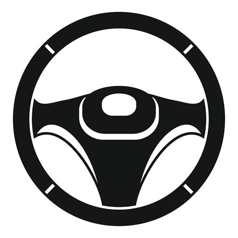 Icono De Volante De Forma Estilo Simple 14648398 Vector En Vecteezy