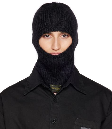 Raf Simons Black Mohair Balaclava Smart Closet