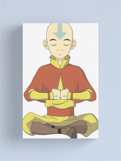 Avatar Aang Anime Avatar The Last Airbender Canvas Print By