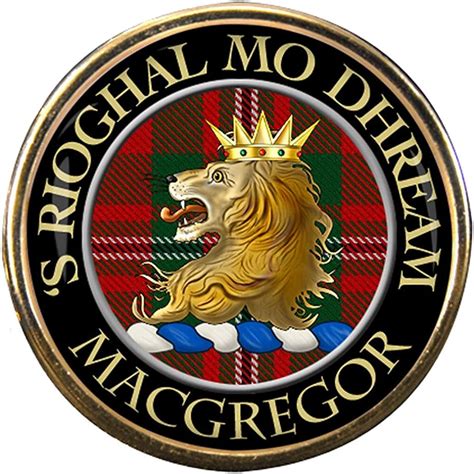 Macgregor Scottish Clan Pin Badge Uk Clothing