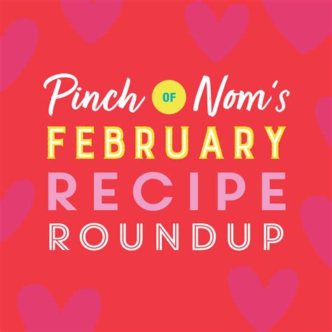 Pinch Of Nom S February Recipe Roundup Pinch Of Nom Slimming Recipes