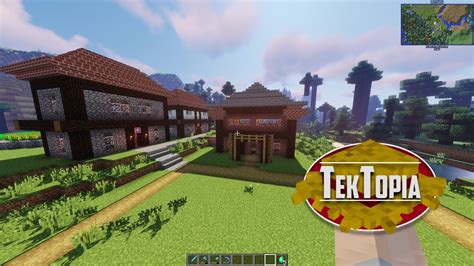 Minecraft Tektopia Gameplay Survival Neue Map Bautaverne Youtube