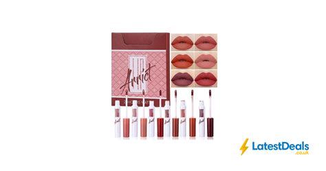 Nude Matte Lip Gloss Set Pcs Waterproof At Amazon