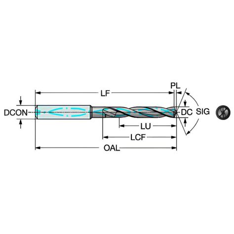 Sandvik Coromant Jobber Length Drill Bit 3 50 Mm 0 1378 Dia 147