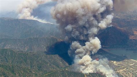 2 Brush Fires Erupt In Angeles National Forest North Of Azusa Duarte Abc7 Los Angeles