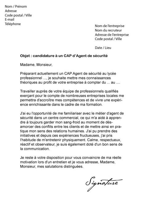 Lettre de motivation agent de sureté aéroportuaire laboite cv fr