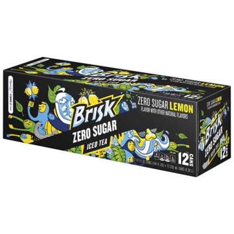 Brisk Zero Sugar Iced Sweet Tea With Lemon Cans Fl Oz Ralphs