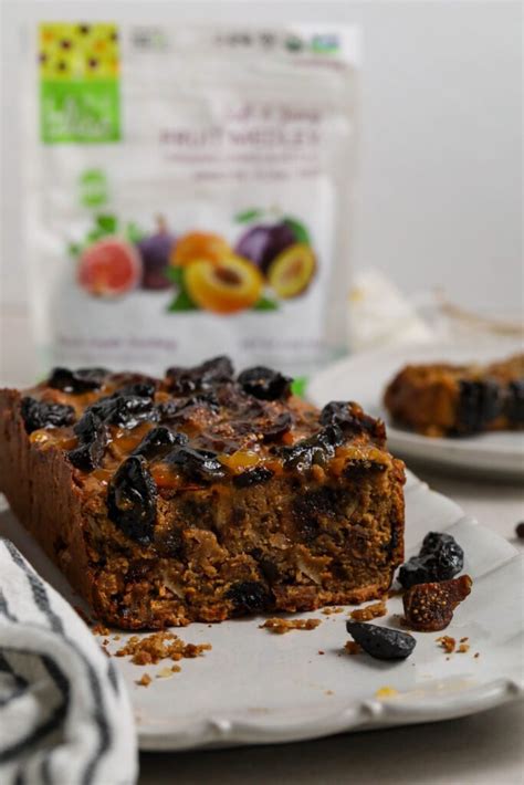 Vegan Holiday Fruit Cake (Oil-Free!) - Flora & Vino