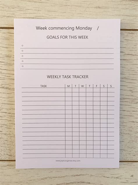 Undated Vertical Timed Weekly A5 Planner Inserts 1WO4P A5 Etsy UK