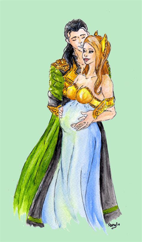 Sigyn And Loki Waiting By Ramylie Douglas On Deviantart