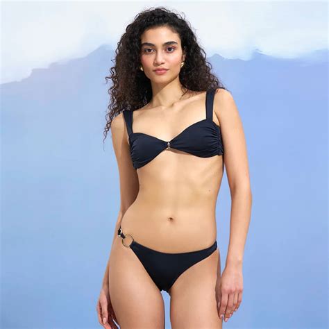 Shikoo Swimwear Laura Strappy Bikini Set Black Hipicon