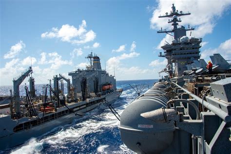 Dvids Images Uss Carl Vinson Cvn Conducts Fueling At Sea