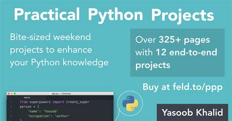 Alpha Version Of Practical Python Projects Book Released