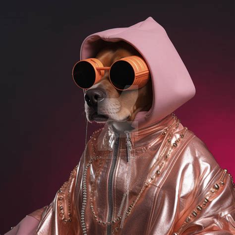 Dog wearing fashion clothes, futuristic style by Coolarts223 on DeviantArt