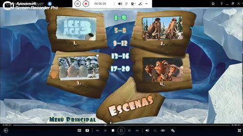 La Era De Hielo El Origen De Los Dinosaurios Dvd Menu En Espa Ol