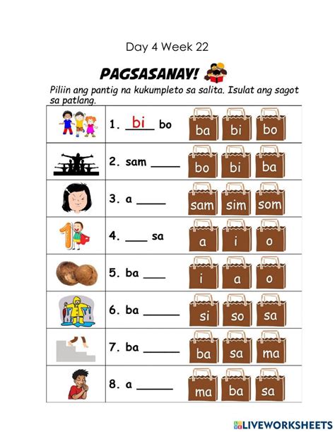 1938835 Pagbabasa Segannledres Liveworksheets