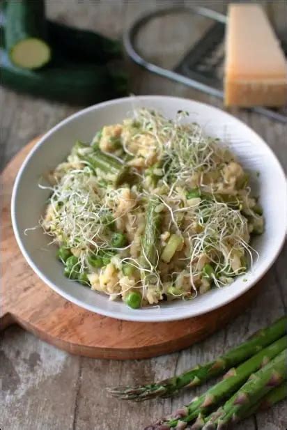 Risotto Aux Asperges Petits Pois Et Courgettes Happy Papilles