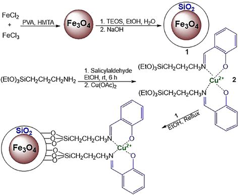 Preparation Of Fe3o4sio2salen‐cu Ii Nanocatalyst Reprinted With