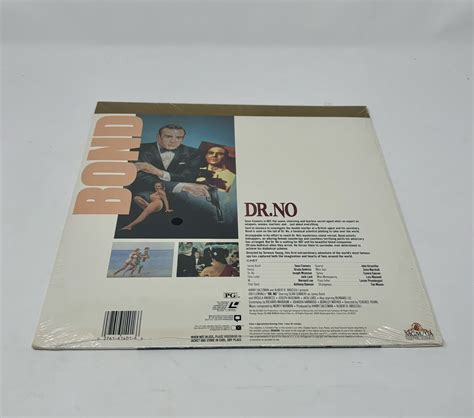 Dr No Laserdisc Sean Connery James Bond Ian Fleming Spy Brand New