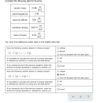 Answered Consider The Following Data For Bartleby