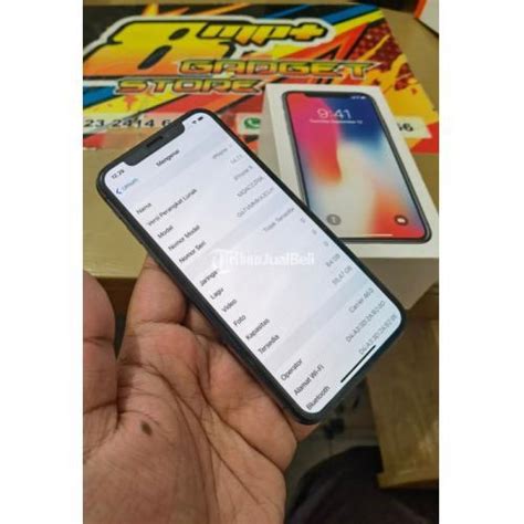 HP IPhone X 64GB Black Second Fullset Mulus No Minus Like New Di Brebes