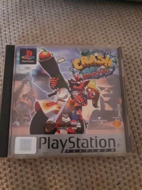 Crash Bandicoot 3 Warped Playstation Ps1 Video Game Manual Pal £800