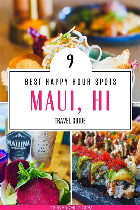 Spots For The Best Happy Hour In Maui