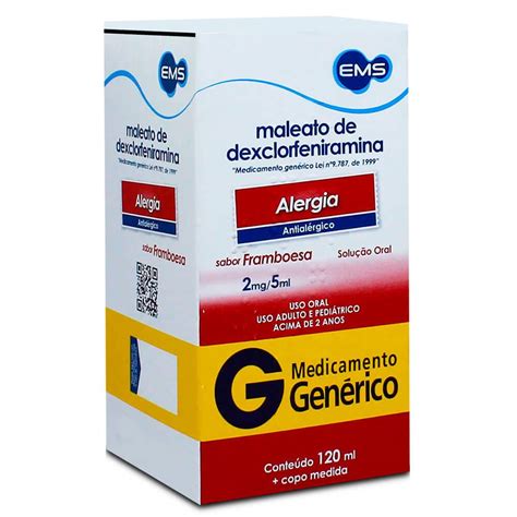 Comprar Maleato De Dexclorfeniramina Ml Ems Drogaria Nova