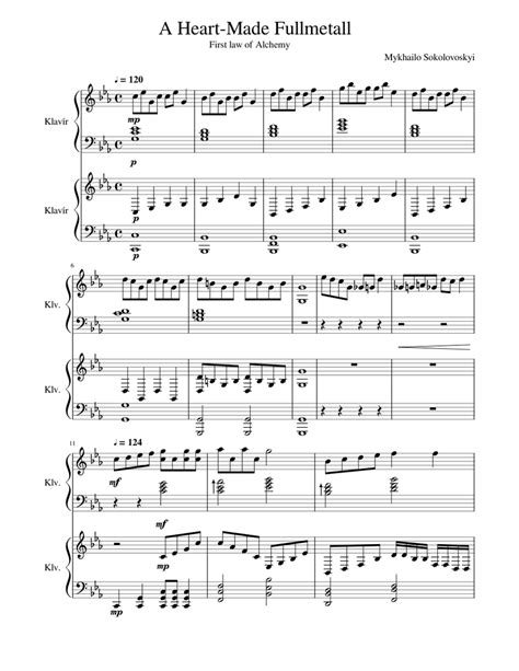 Piano Duet No 1 Sheet Music For Piano Solo