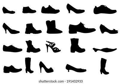 Shoes Silhouette Royalty-Free Images, Stock Photos & Pictures | Shutterstock