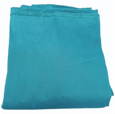 Cyan Plain Polyester Fabric At Rs Meter Denier Polyester In