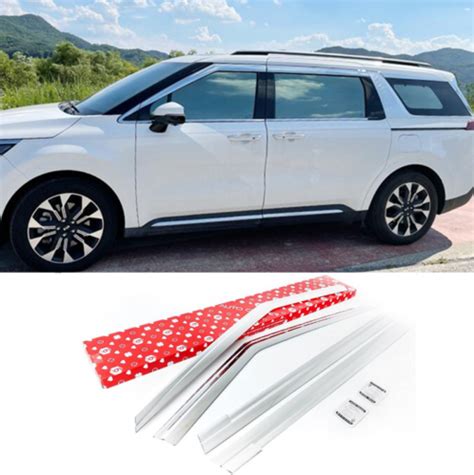 For Kia Carnival Window Visor Vent Sun Rain Guard Shade