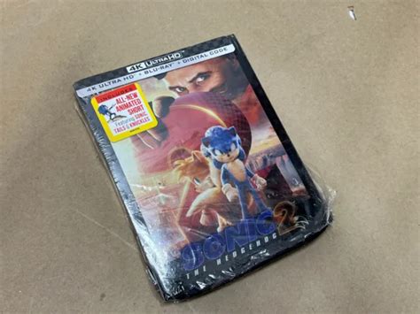 SONIC THE HEDGEHOG 2 Steelbook 4K Ultra HD Mit Digitaler Kopie Und Blu