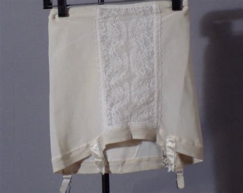 Vintage 1960s Girdle 60s Hollywood Vassarette Shapewear Size Small Etsy