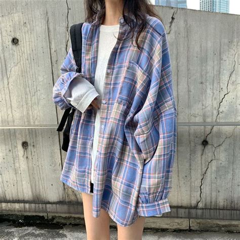 Dute Plaid Shirt Yesstyle In Plaid Shirt Korean Street