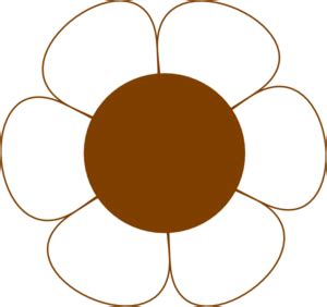 Brown Flower Clip Art at Clker.com - vector clip art online, royalty ...