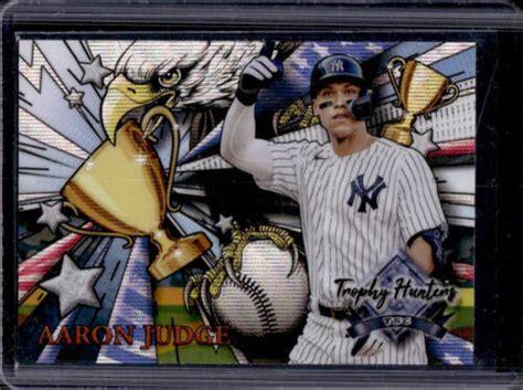 Stadium Club Chrome Aaron Judge Trophy Hunters Wave Refractor Rl