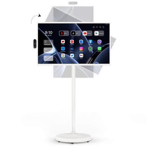 Buy ApoloSign 32-Inch Portable Smart Screen 1080p Rotatable Monitor with Incell Touch Screen ...