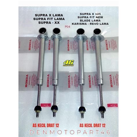 Jual Stik Pen As Hidrolis Shock Shok Skok Belakang Motor Honda Supra